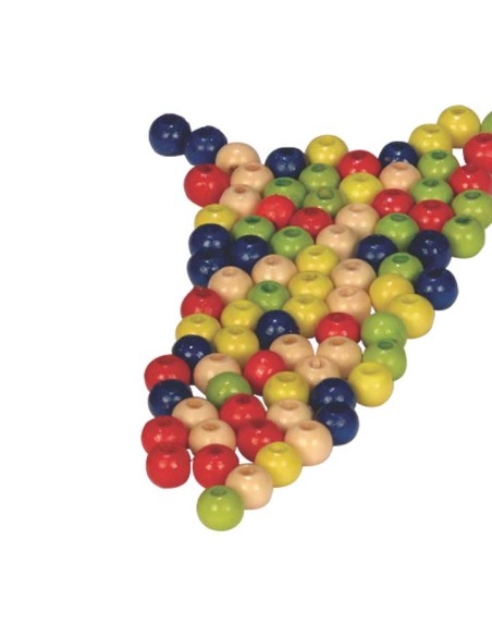 BOLSA 110 ABALORIOS NIEFENVER MADERA 8MM STDO