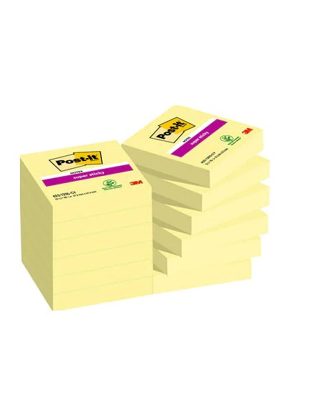 7100242802 nota autoadhesiva Plaza Amarillo 90 hojas Autoadhesivo