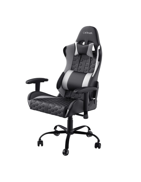 GXT 708W Resto Silla para videojuegos universal Negro, Blanco