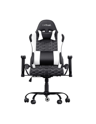 GXT 708W Resto Silla para videojuegos universal Negro, Blanco