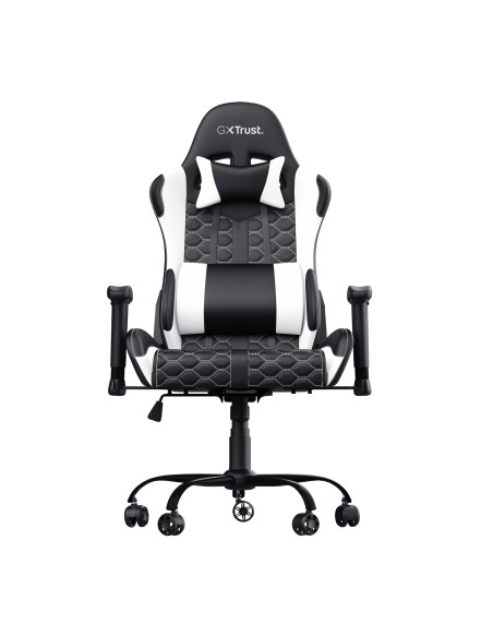 GXT 708W Resto Silla para videojuegos universal Negro, Blanco