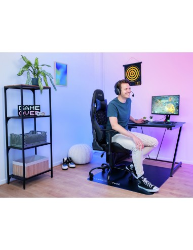 GXT 708B Resto Silla para videojuegos universal Negro, Azul