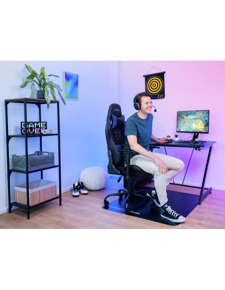 GXT 708B Resto Silla para videojuegos universal Negro, Azul