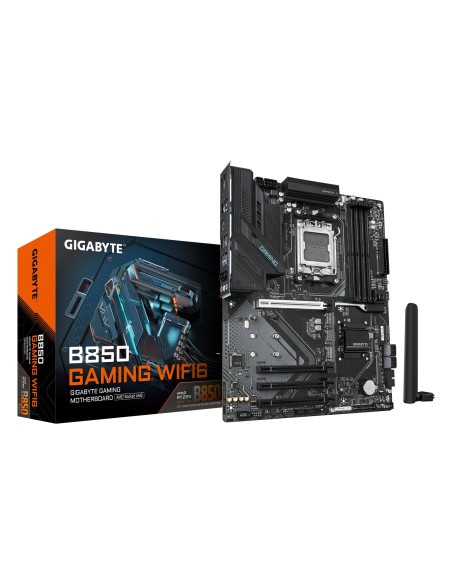 B850 GAMING WIFI6 Placa Base - Procesadores AMD Ryzen Serie 9000, VRM digital de 6+2+2 fases, hasta 8200MHz DDR5 (OC), 1xPCIe 5.