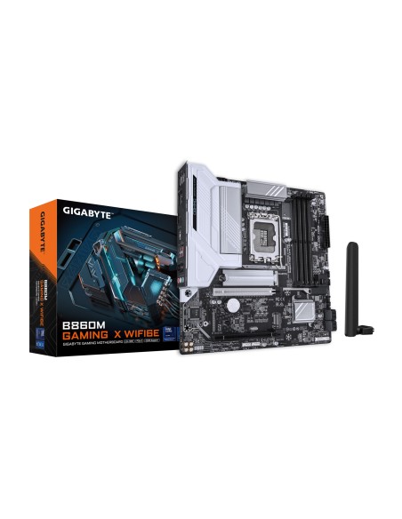 B860M GAMING X WIFI6E Placa base - CPUs Intel Core Ultra, VRM de 8+1+2+2 fases, hasta 9200MHz DDR5, 1xPCIe 5.0 + 1xPCIe 4.0 M.2,