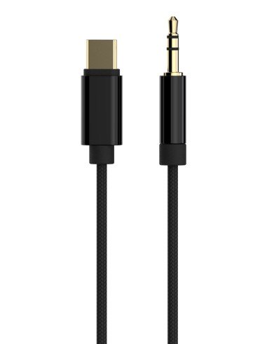 CCA-CM3.5M-1.5M cable de audio 1,5 m 3,5mm Negro