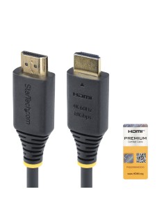 Cable HDMI Premium Certificado de Alta Velocidad de 3m - 4K 60Hz - 144Hz - UHD - HDR10/HDCP 2.2/ARC - 18Gbps - Cable HDMI 2.0 pa