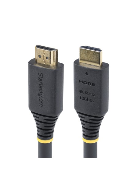 Cable HDMI Certificado Premium de Alta Velocidad de 5m - 4K 60Hz/1440p 144Hz - HDR10/HDCP 2.2/ARC - 18Gbps - UHD - Cable HDMI 2.