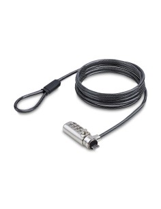 Cable de Seguridad de 1,5m con Candado Delgado Compatible con Nano de Combinación para Portátil - Cable Antirrobo para Ordenador