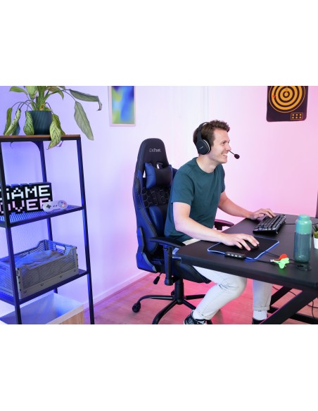 GXT 708B Resto Silla para videojuegos universal Negro, Azul