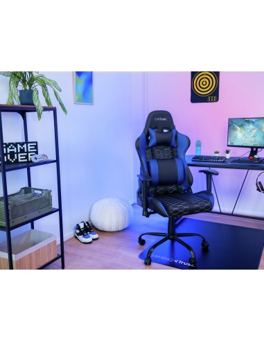 GXT 708B Resto Silla para videojuegos universal Negro, Azul