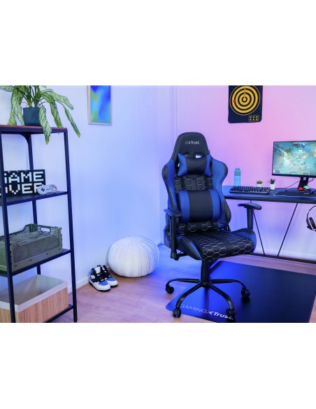 GXT 708B Resto Silla para videojuegos universal Negro, Azul