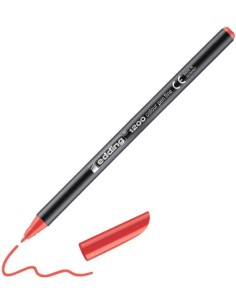 c 10 Rotulador Edding 1200 rojo 02 punta de fibra