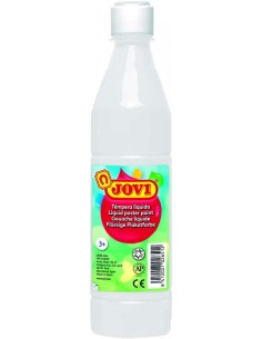 Bote tempera liquida jovi blanco 500 ml