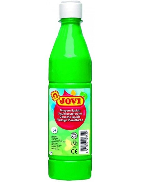 Bote tempera liquida jovi verde medio 500 ml