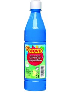 Bote tempera liquida jovi azul cyan 500 ml