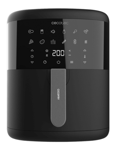 Cecofry Bombastik 6000 Sencillo 6 L Independiente 1700 W Freidora de aire caliente Negro