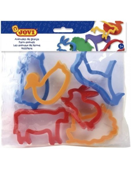 BOLSA 6 MOLDES ANIMALES DE GRANJA
