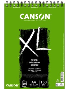 bloc dibujo Canson XL A4 50 hojas 160 gramos