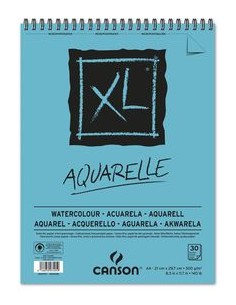 bloc acuarela Canson XL A4 30 hojas 300 gramos