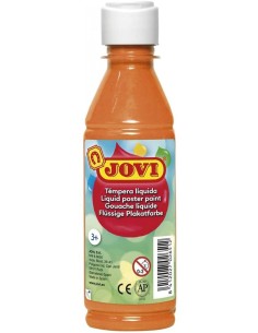 BOTE TEMPERA LIQUIDA JOVI 250ML NARANJA