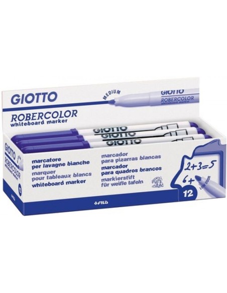 C 12 ROTULADOR ROBERCOLOR AZUL GIOTTO WHITEBOARD MARKER