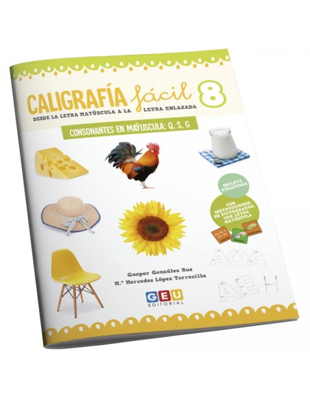 Caligrafia facil consonantes en mayuscula q s g