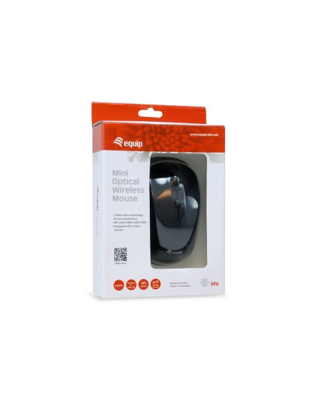 245108 ratón Ambidextro RF inalámbrico Óptico 1600 DPI 245108 ratón Ambidextro RF inalámbrico Óptico 1600 DPI