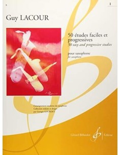 50 Estudios faciles y Progresivos para oboe y Saxofon Guy Lacour