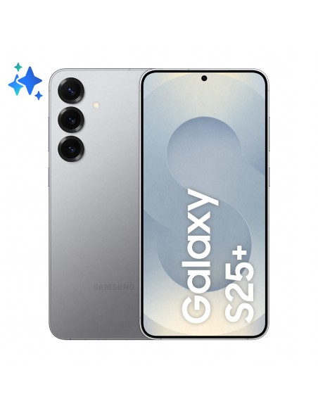 Galaxy S25+ 17 cm (6.7") SIM doble Android 15 5G USB Tipo C 12 GB 512 GB 4900 mAh Plata Galaxy S25+ 17 cm (6.7") SIM doble Android 15 5G USB Tipo C 12 GB 512 GB 4900 mAh Plata