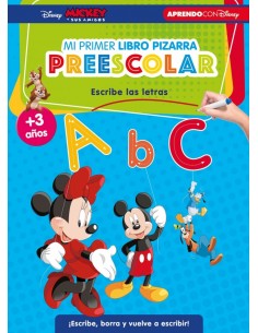 Aprende con Disney Primeras letras Libro pizarra
