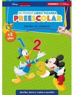 Aprende con Disney Primeros numeros Libro pizarra