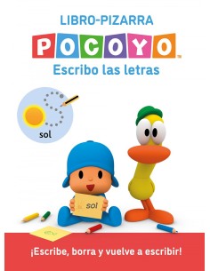 Pocoyo Lectoescritura Escribo las letras Libro pizarra