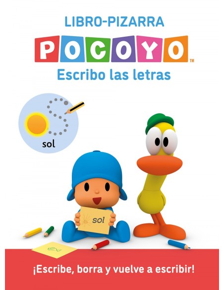 Pocoyo Lectoescritura Escribo las letras Libro pizarra