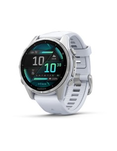 Fenix 8 3,3 cm (1.3") AMOLED 43 mm Digital 416 x 416 Pixeles Pantalla táctil Plata Wifi GPS (satélite)