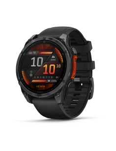 Fenix 8 3,56 cm (1.4") AMOLED 47 mm Digital 454 x 454 Pixeles Pantalla táctil Negro Wifi GPS (satélite)