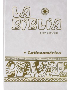 Biblia Latinoam letra grande nacarina canto dorado