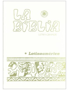 Biblia Latinoam letra grande blanca