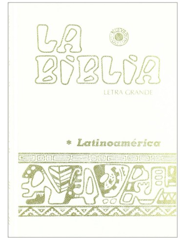 Biblia Latinoam letra grande blanca