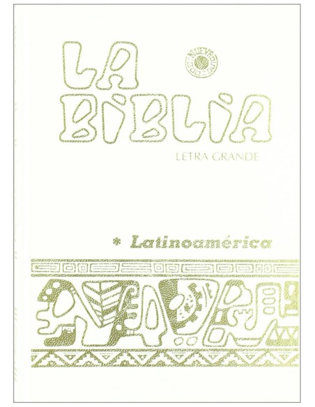 Biblia Latinoam letra grande blanca