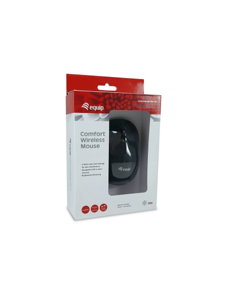 245111 ratón Ambidextro RF inalámbrico Óptico