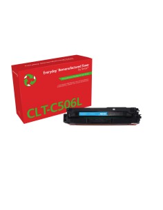 Everyday Tóner Everyday Cian remanufacturado de Xerox es compatible con Samsung CLT-C506L, High capacity