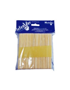 B.100 PALILLOS POLO NIEFENVER NATURAL 0700100
