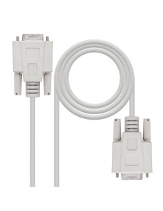 CABLE SERIE NULL MODEM, DB9/H-DB9/H, 1.8 M