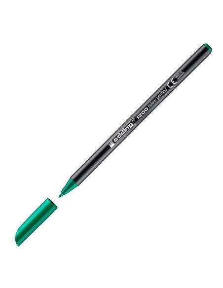 ROTULADOR EDDING 1200 1MM VERDE 1200-04 - Pack 10 Unidades