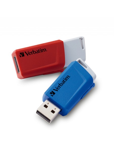 Store 'n' Click - Unidad USB 3.2 GEN1 - 2x32 GB, Rojo/Azul