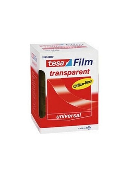 57406 cinta adhesiva 66 m Polipropileno (PP) Transparente 8 pieza(s)