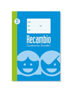 RECAMBIO FORMATO FOLIO RAYADO 3 MM LAMELA 09003