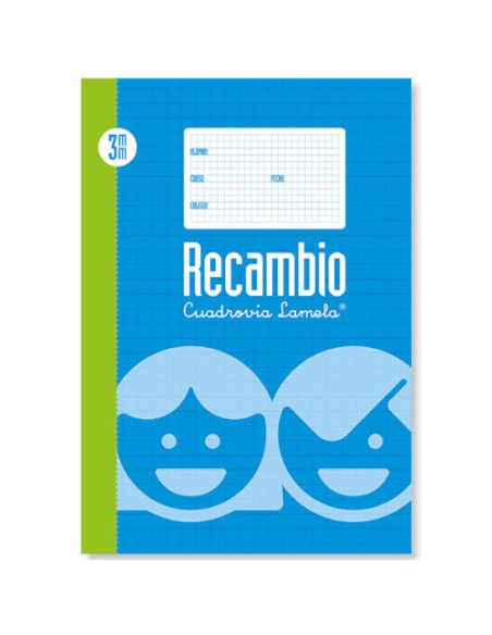 RECAMBIO FORMATO FOLIO RAYADO 3 MM LAMELA 09003