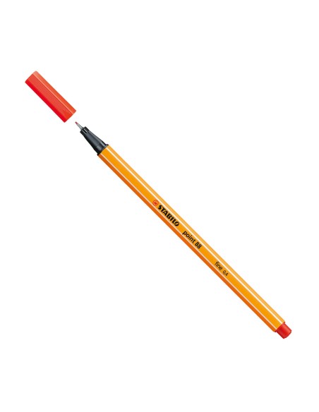 point 88 rotulador de punta fina Rojo Fino 88/48